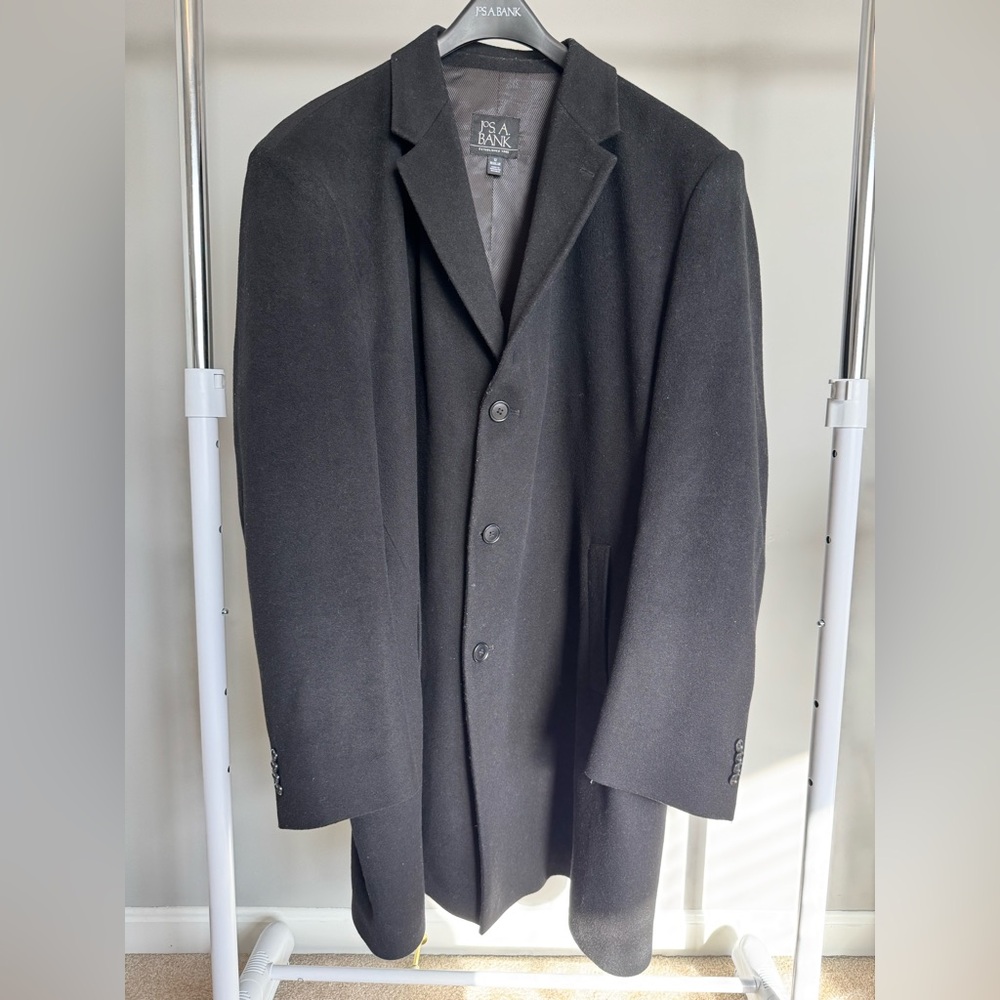 Men’s Jos A Bank topcoat / overcoat Size 52R